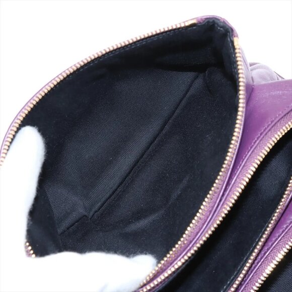 Saint Laurent Paris Sunset Leather Chain Shoulder Bag Red 442906 - Picture 7 of 11